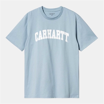 Carhartt WIP T-shirt University s/s Dusty Ice / White